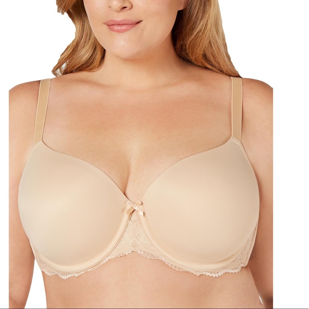 I.N.C Women’s Plus Size Lace-Trim Balconette Bra